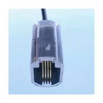 6 шт., устройство для распутывания телефонного шнура RJ9 4P4C, удлиненный вращающийся под углом 360 градусов, Черный телефонный шнур, стационарный кабель