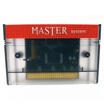 Прозрачный серый игровой картридж DIY 600 в 1 Master System для игровой консоли USA EUR SEGA Master System