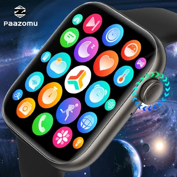 2023 Новые Умные часы с Bluetooth-вызовом Для мужчин 1,85 дюйма 120 + Спортивные Водонепроницаемые Женские Смарт-часы с поворотными клавишами Для Xiaomi Huawei Samsung