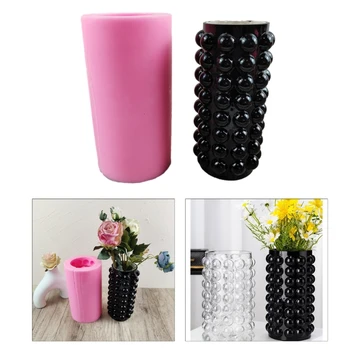 Форма для вазы с пузырьками, форма для украшения стола, форма для дома, инструмент для изготовления ручек, форма из эпоксидной смолы