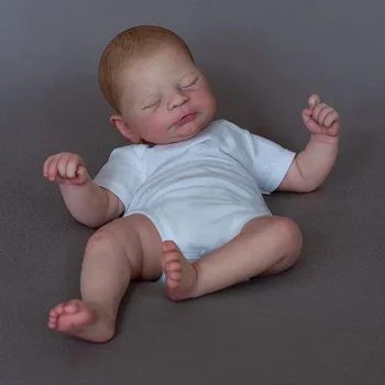 52 СМ Тимоти Спящий Новорожденный Ребенок Кукла Реборн Baby Высокое Качество Genesis Ручная Роспись Куклы с Видимыми Венами 3D Кожа Игрушки