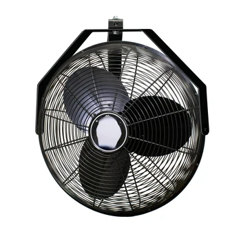Высокоскоростной настенный вентилятор промышленного класса, 1/6 л.с., черный, модель 9518
