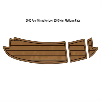 2000 Four Winns Horizon 200 платформа для плавания, лодка из ЭВА, искусственная пена, настил из тикового дерева