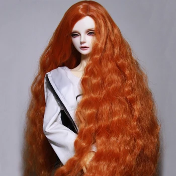Новый стиль 1/3 1/4 1/6 1/8 Высокотемпературный волнистый проволочный парик Bjd SD для парика из волос куклы BJD
