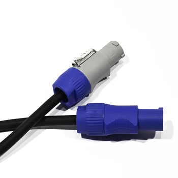4шт Разъем Powercon Разъем питания Синий/белый Для LED Par \ Moving Head/COB Par Разъем для подключения кабеля питания