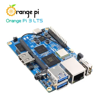Orange Pi 3 LTS 2G8G EMMC С HDMI + WIFI + BT5.0 AllWinner H6 SoC Бортовой компьютер с открытым исходным кодом Под управлением ОС Android 9.0/ Ubuntu/Debian