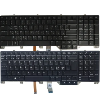 Новая клавиатура для ноутбука DELL Alienware M17 17 R4 R5 с подсветкой Nordic NE 0YFWP0 PK1326T1B24/Арабская AR 0PPHHY PK1326T1B02