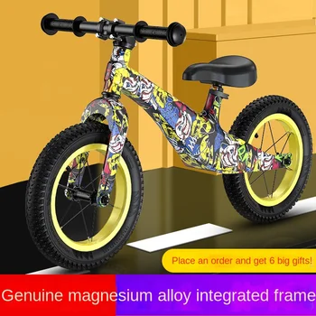 Детская тренировочная балансировочная машинка без педали, удобный детский велосипед, скутер 2-6 лет, Йо-йо, автомобиль для малышей, скутер