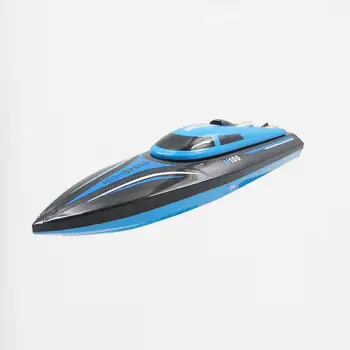 Испытайте острые ощущения от скоростных гонок на нашей лодке с дистанционным управлением - идеальной радиоуправляемой игрушечной модели для детей с продвинутыми водными навыками.