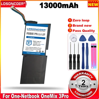 LOSONCOER 0 Циклов 100% Новый Аккумулятор емкостью 13000 мАч Для нетбука OneMix 3pro OneMix3pro 506480
