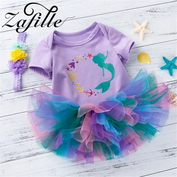 ZAFILLE/ Комплект Одежды на День Рождения для маленьких девочек с буквенным принтом 