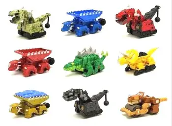 Dinotrux, Грузовик с динозаврами, Съемные мини-модели игрушечных автомобилей с динозаврами, Новые детские подарки, игрушки, Модели динозавров, Мини-игрушки для детей