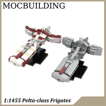 1:1455 Фрегаты с подставкой Модель космического корабля MOC Строительные блоки игрушки для детей подарок на день рождения