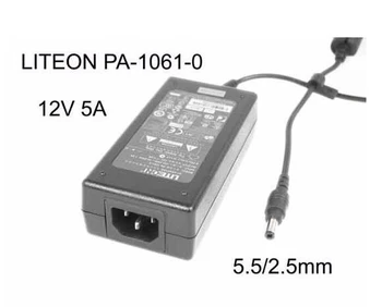 LITEON PA-1061-0, 12 В 5 А, Корпус 5,5 /2,5 мм, IEC C14, Адаптер питания для ноутбука