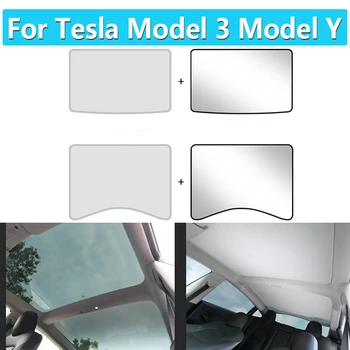 Для автомобиля Tesla Model 3 Model Y, передний задний люк в крыше, ветровое стекло, Жалюзи, затенение, Солнцезащитные очки, солнцезащитный козырек на стеклянной Крыше