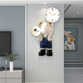 Креативные часы для гостиной, современные легкие роскошные часы, Подвесные настенные Украшения Для дома, персонализированные простые