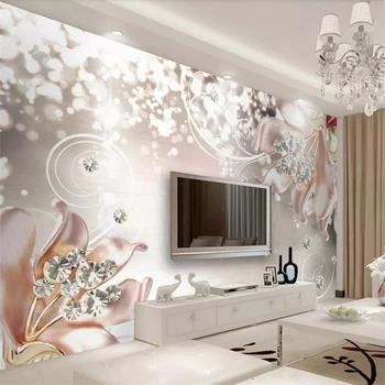 beibehang Обои на заказ, 3D фотообои, фантазийные стерео украшения, цветочные украшения, фоновая стена, гостиная, спальня, 3D обои