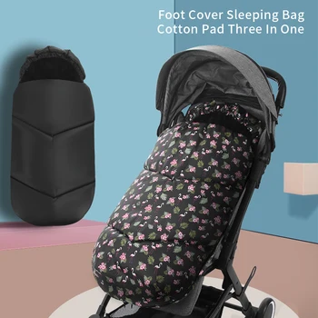 Спальный мешок для детской коляски, осенне-зимнее ветрозащитное одеяло, теплый многофункциональный чехол для ног, чехол для ног для детской коляски, детский 