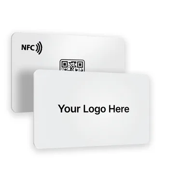 Печатная карта NTAG213 с чипом NFC 13,56 МГц ISO14443A NFC Печатная карта с пользовательской печатью