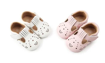 Детская обувь весна-осень, 6-12 месяцев, дышащая обувь принцессы для малышей, женская обувь с нескользящей мягкой подошвой от 0 до 1 года