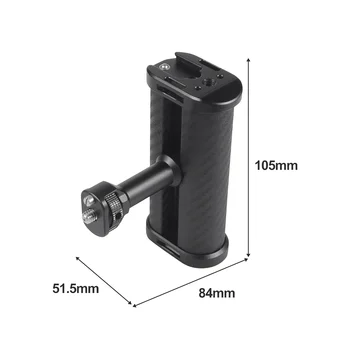 Универсальная боковая ручка для камеры, рукоятка для камеры с креплением для холодного башмака для микрофона, видеосветильник