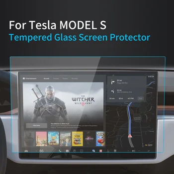 Автомобильные Наклейки, Защитная пленка для экрана Tesla Model S 2023, Навигатор, дисплей, Защитная пленка из закаленного стекла, Автомобильные аксессуары для транспортных средств