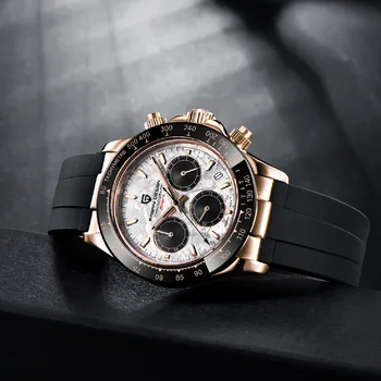 PAGANI DESIGN 2023 Новые Мужские часы с Хронографом Роскошные Кварцевые часы для мужчин 100 М Водонепроницаемые Наручные Часы Стальной Дайвер Reloj Hombre