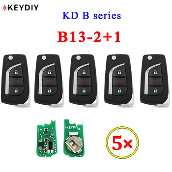 5 шт./лот KEYDIY B series B13-2+1 2+1 кнопка универсального пульта дистанционного управления KD для KD200 KD900 KD900 + URG200 KD-X2 mini KD
