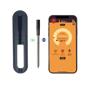 Умный Bluetooth-термометр для барбекю, Мобильное приложение, Водонепроницаемый термометр для мяса, термометр для духовки, термометр для барбекю