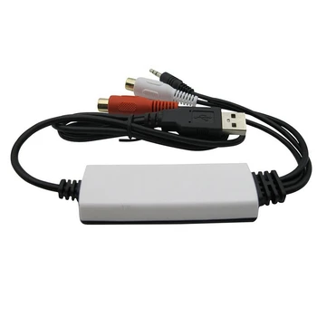 EzCAP USB 3,5 мм аудио захват, устройство для редактирования аудиокабеля в цифровой формат для записи аналоговой аудиокассеты на CD/MP3 конвертер