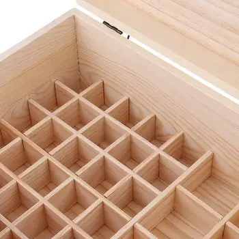 Деревянная коробка для хранения эфирных масел, органайзер с несколькими лотками, держатель дисплея