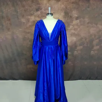 SoDigne Blue, атласные платья для выпускного вечера 