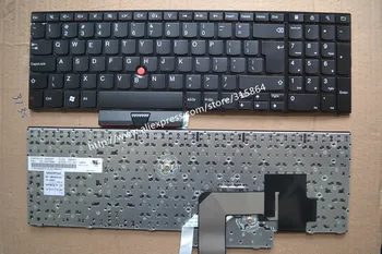 Новая клавиатура для ноутбука IBM Thinkpad E520 E520S E525, английская, черная, большой ввод