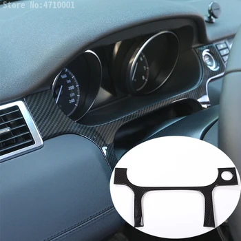 Украшение приборной панели автомобиля из углеродного волокна, рамка, накладка, наклейка 1 шт. для Land Rover Discovery Sport 2015-2017