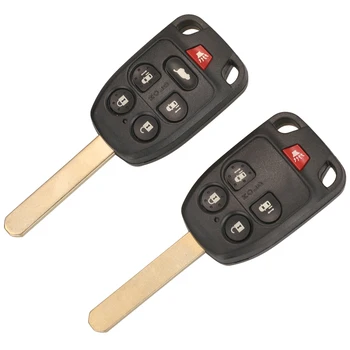 jingyuqin Remote Car Key Shell для Honda Odyssey Elysion 5/6 Кнопок Чехол для ключей Замена брелка