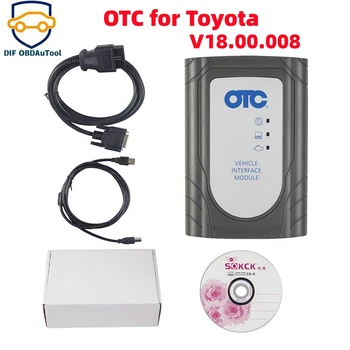 Новейший внебиржевой сканер V18.00.008 для Toyota Global Techstream GTS OTC OBD Scanner Автоматический диагностический инструмент С поддержкой нескольких языков