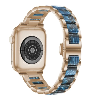 Защитный чехол из углеродного волокна для Apple Watch 8 7, силиконовый браслет 45 мм, высококачественный модифицированный ремешок для iwatch 6 5 4 SE, 44 мм