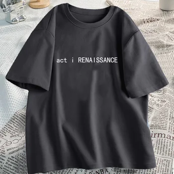 Женская футболка Act I RENAISSANCE, уличная одежда 90-х, женская футболка с коротким рукавом, Летняя женская одежда для фитнеса, топы