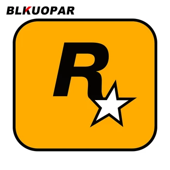 BLKUOPAR для 13 см x 12 см для игр Rockstar, автомобильные наклейки, Виниловые наклейки, граффити, Водонепроницаемые наклейки с окклюзией, царапины