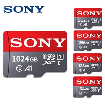 SONY Micro SD Карта памяти Класса 10 1 ТБ 512 ГБ 256 ГБ 128 ГБ 64 ГБ 32 ГБ Micro SD TF Флэш-карта 32 64 128 ГБ microSD для Камеры телефона