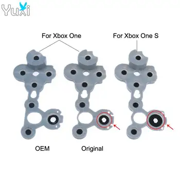 YuXi для Xbox One Проводящая резиновая контактная кнопка D-pad Замена силиконовой прокладки для контроллера Xbox One S
