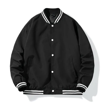 Мужские куртки; куртка-бомбер; университетская бейсбольная куртка; ветровки; верхняя одежда в стиле хип-хоп большого размера для студенческих пар; одежда на заказ