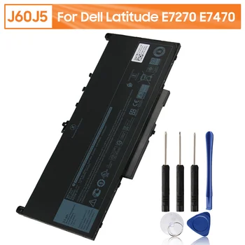 Сменный Аккумулятор для ноутбука J60J5 Для Dell Latitude E7270 E7470 R1V85 MC34Y 0MC34Y 451-BBSX С Бесплатными инструментами