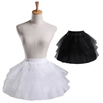 Одежда для косплея горничной, Нижняя юбка, короткая, без обручей, Нижняя юбка для девочек, балетная сетка Y