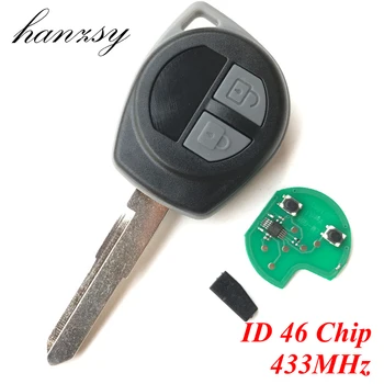 2 Кнопки дистанционного ключа 433 МГц Для SUZUKI TS004/SWIFT SX4 ALTO VITARA IGNIS JIMNY Splash с Чипом ID46 Автомобильный Ключ