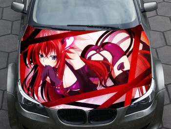 Сексуальная девушка Аниме Наклейки на автомобиль, графические наклейки на капот, виниловые наклейки, упаковка с покрытием на заказ, наклейки для средней школы DXD