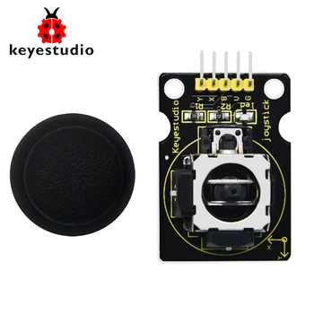Бесплатная доставка! Keyestudio Двухосный модуль джойстика XY PS2 Датчик рычага управления джойстиком для arduino Diy Kit