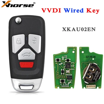 Универсальный Проводной пульт дистанционного Управления Xhorse VVDI XKAU02EN серии XK для автомобильных ключей VVDI2/VVDI Mini/Key Tool Max для Audi Style