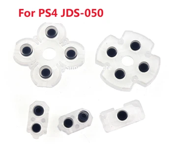100 комплектов Высококачественных Полностью Проводящих Резиновых Прокладок для Кнопок контроллера PS4 JDM055 резиновые для Контроллера PS4 JDS-050 055 5.0