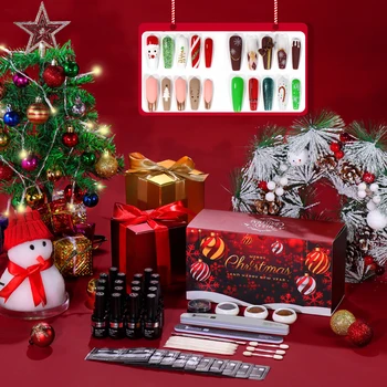 Настраиваемый стартовый набор гель-лака для ногтей 18x10 мл плюс инструменты для ногтей Зеркальная пудра Идеальный подарок на День рождения и Рождество для девочек